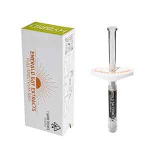EMERALD BAY EXTRACTS - 1g THC Hashburger RSO Syringe - Emerald Bay Extracts