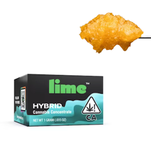 Lime Brand - 1g Thin Mint Jealousy Live Resin Batter - Lime