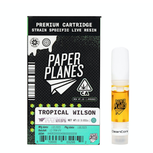 Paper Planes Extracts - 1g Tropical Wilson Live Resin (510 thread) - Paper Planes