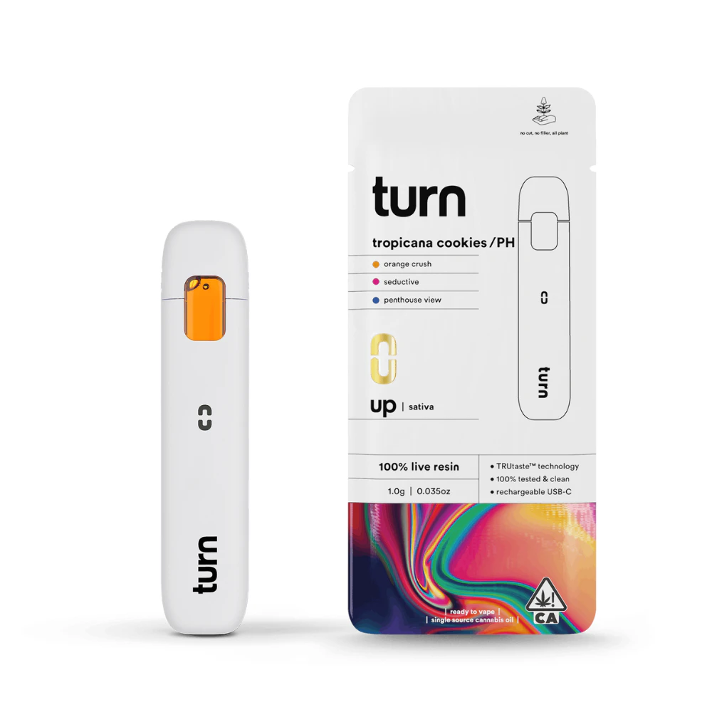 turn - 1g Tropicana Cookies Live Resin Ready-To-Use (Turn Up) - Turn Main Image