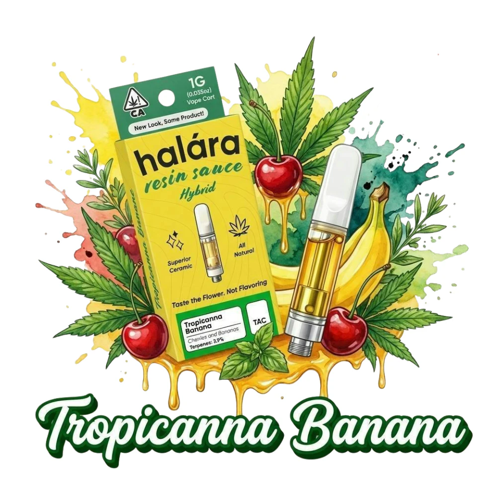 Halara - 1g Tropicanna Banana Live Resin (510 Thread) - Halara Main Image