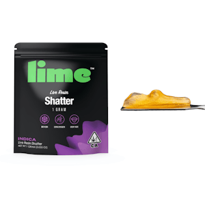 Lime Brand - 1g Twisted OG Live Resin Shatter - Lime