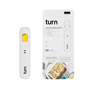 Turn - 1g Unicorn Party Botanica Blend Disposable (Turn Up) - Turn