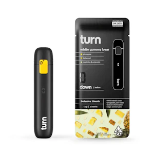 turn - 1g White Gummy Bear Botanica Blend Disposable (Turn Down) - Turn
