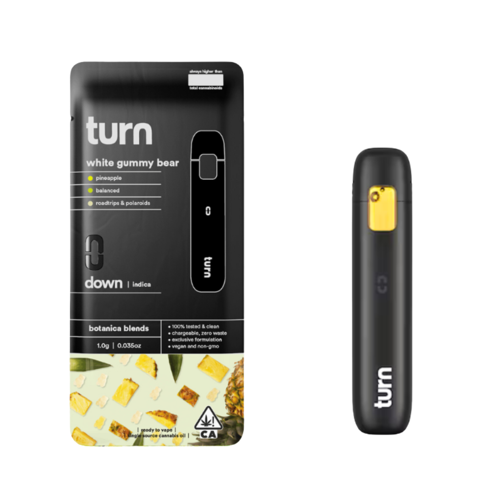 1g White Gummy Bear Botanica Blend  Ready-to-Use (Turn Down) - Turn picture