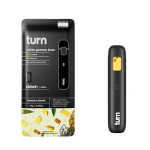 turn - 1g White Gummy Bear Botanica Blend  Ready-to-Use (Turn Down) - Turn