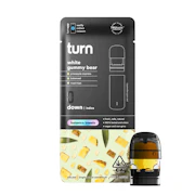 1g White Gummy Bear Turn Down Pod - Turn