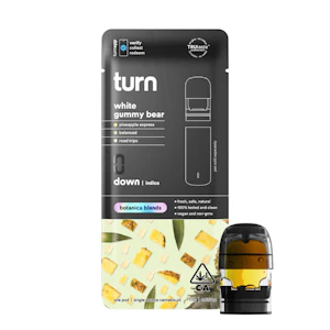 turn - 1g White Gummy Bear Turn Down Pod - Turn