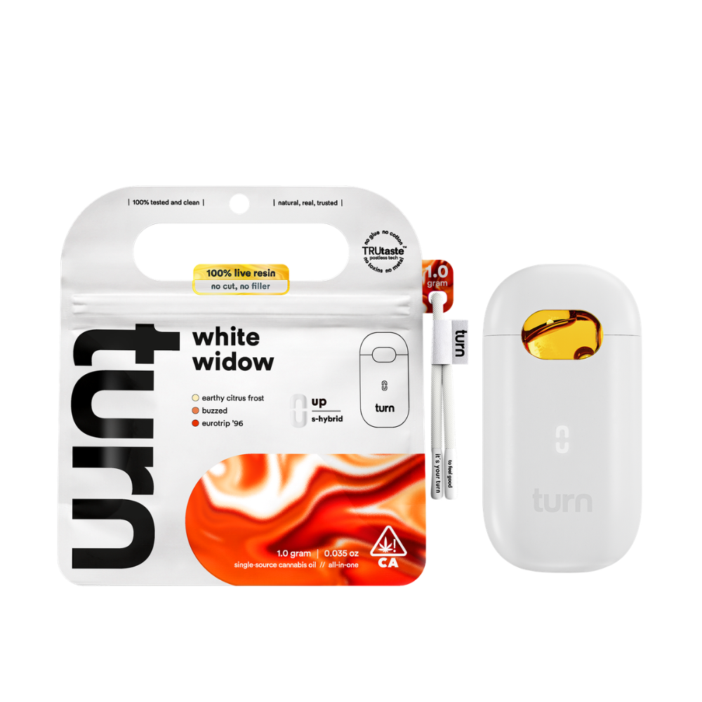 1g White Widow Live Resin Turn UP (Ready-to-Use) - TurnOne picture