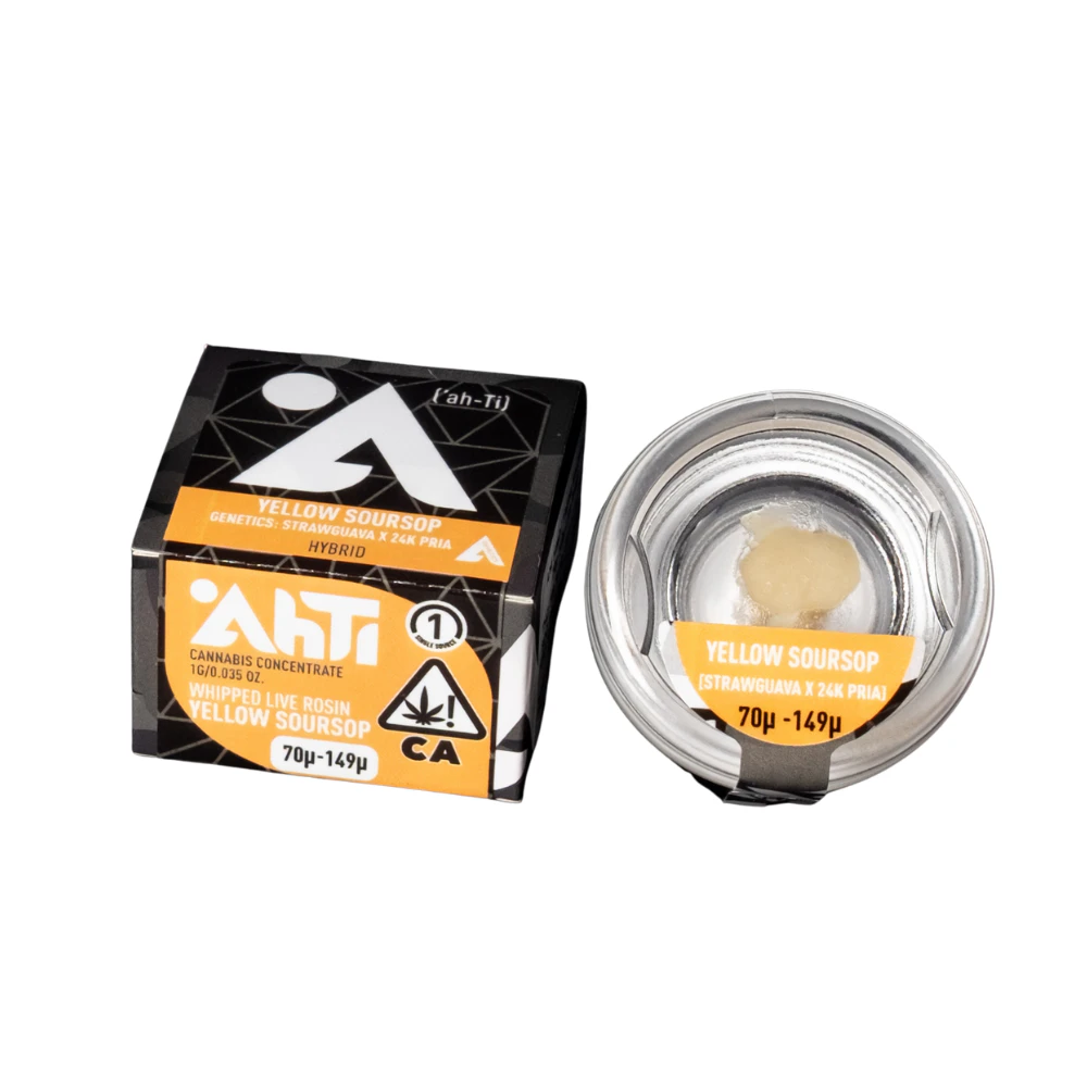 Ahti Farms - 1g Yellow Soursop Live Rosin - Ahti Farms Main Image
