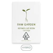 Raw Garden - Live Resin - Turbo Vision - Vape Cart - 1.0g