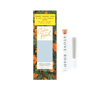 Stone Road - Sweet Banana Haze | Preroll Infused | 1g x 1pk | Stone Road