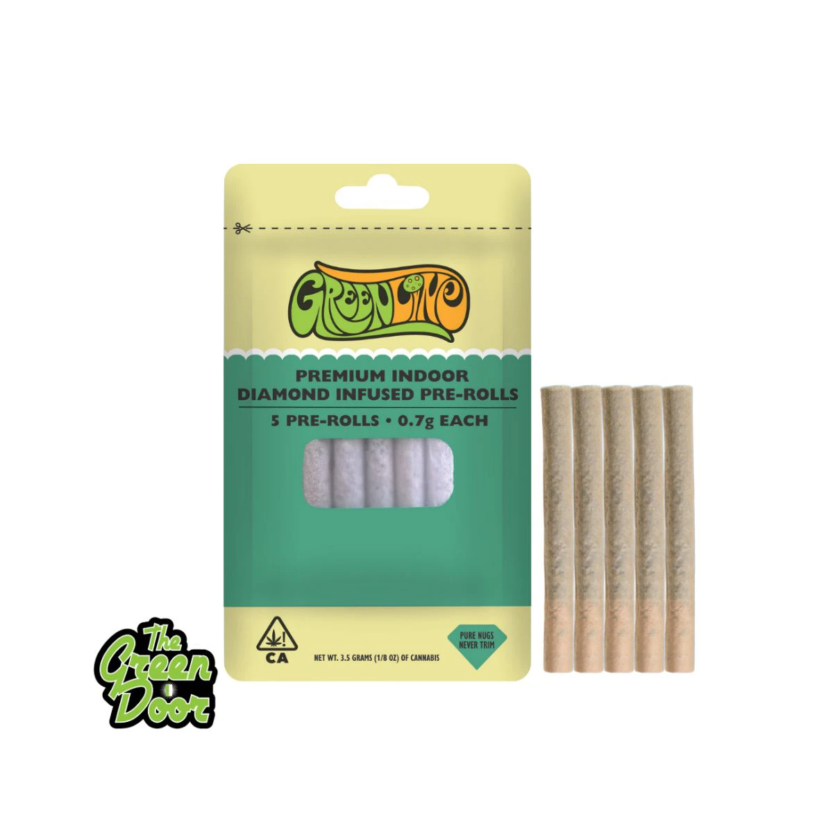 Greenline - Greenline - Blueberry Sugar - Preroll - 5pk - 3.5g Main Image