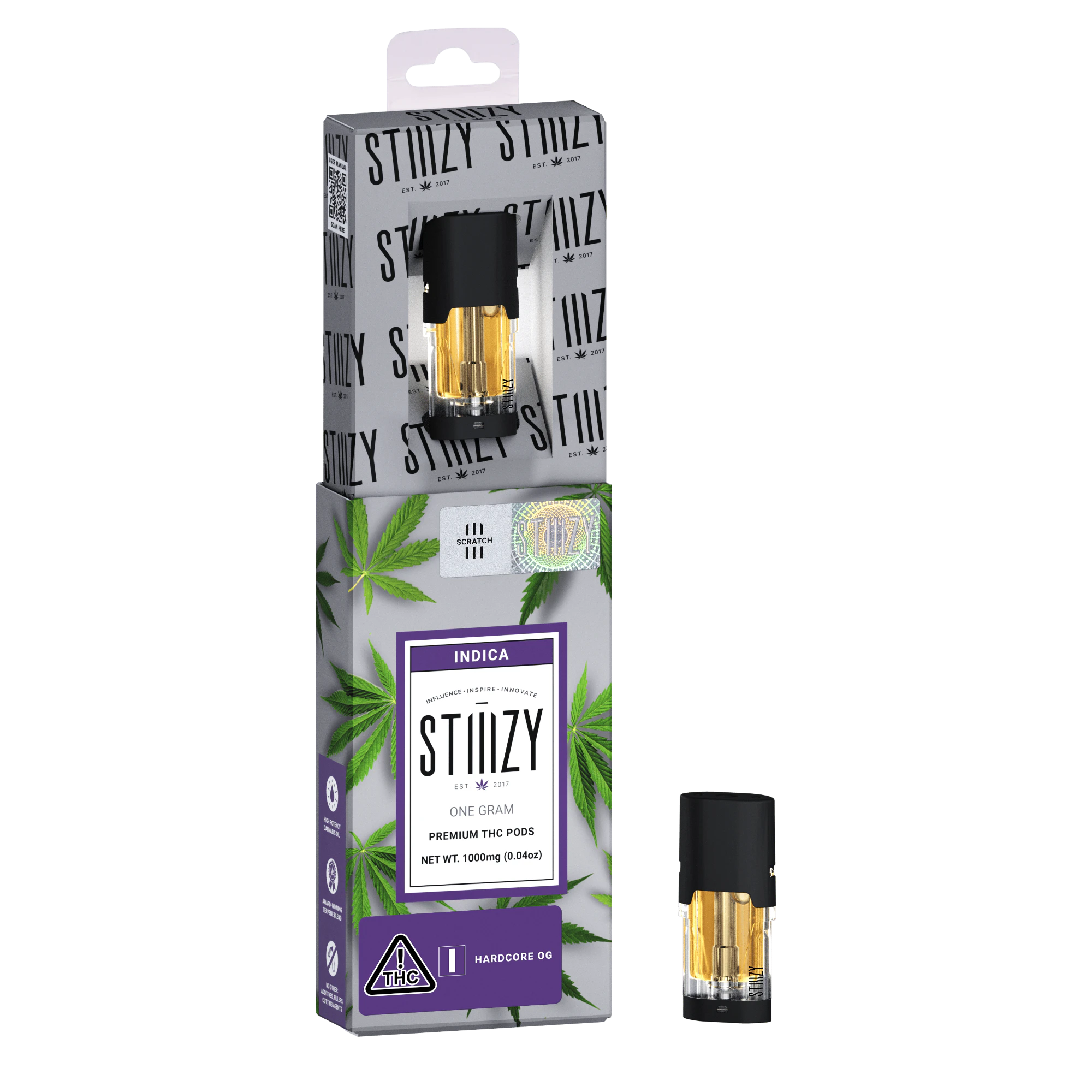STIIIZY - 1g Hardcore OG / Premium THC POD / STIIIZY Main Image