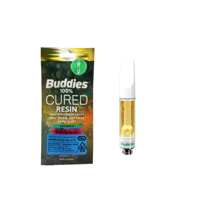 1g Bubblegum Gelato Cured Resin (510 Thread) - Buddies picture