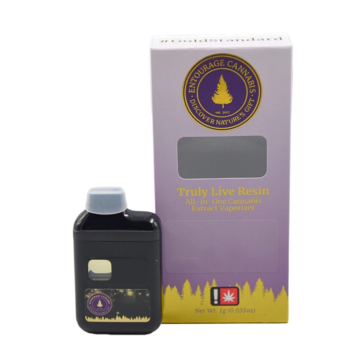 Entourage Cannabis - Entourage Frozen Grapefruit Live Resin AIO Main Image