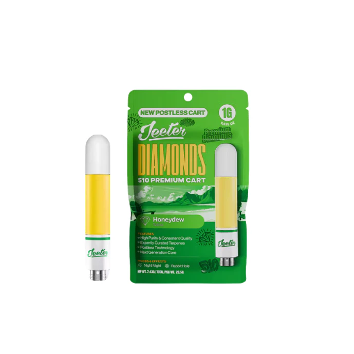 Jeeter - 1g Honey Dew Premium Diamonds "Postless" (510 Thread) - Jeeter Main Image