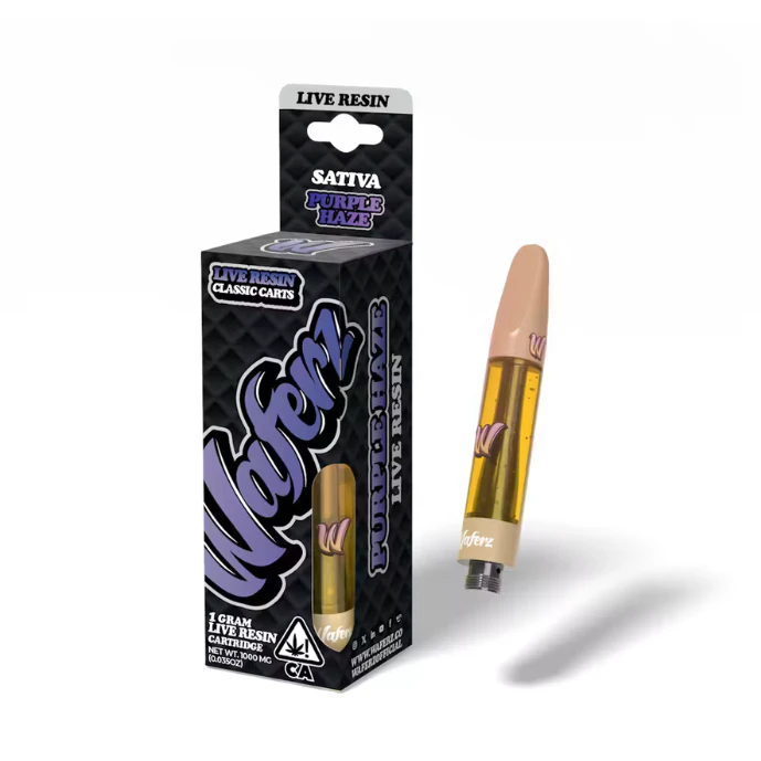 Waferz - 1g Purple Haze Live Resin (510 Thread) - Waferz Main Image