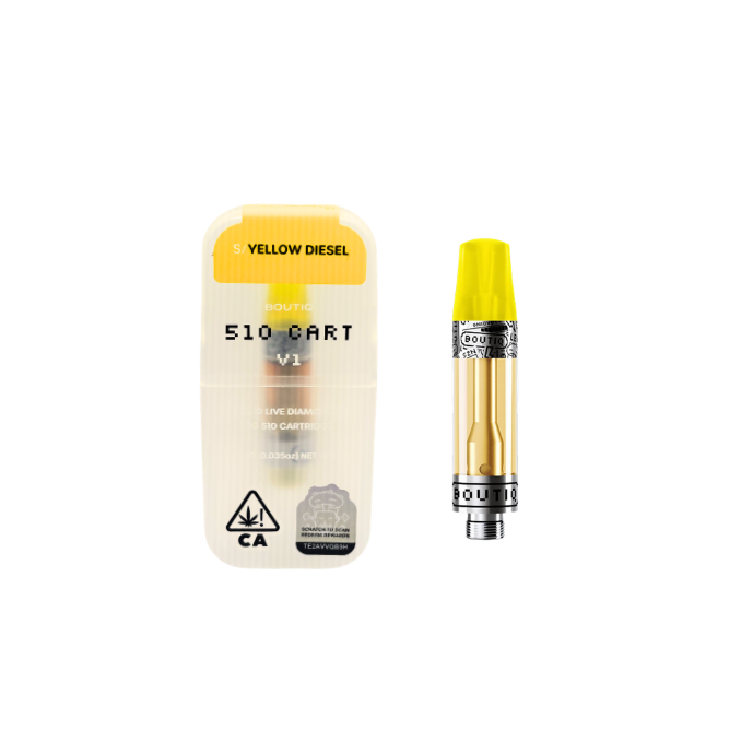 1g Yellow Diesel Live Diamonds (510 Thread) - Boutiq picture