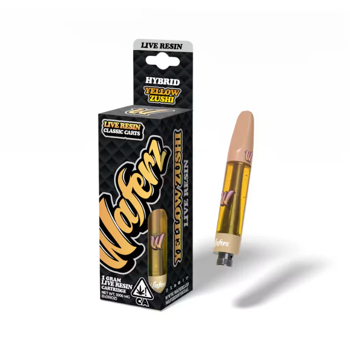 Waferz - 1g Yellow Zushi Live Resin (510 Thread) - Waferz Main Image