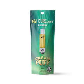 WCC | Vape Cartridge | Live Resin | CUREpen | Cream Puff | 1g