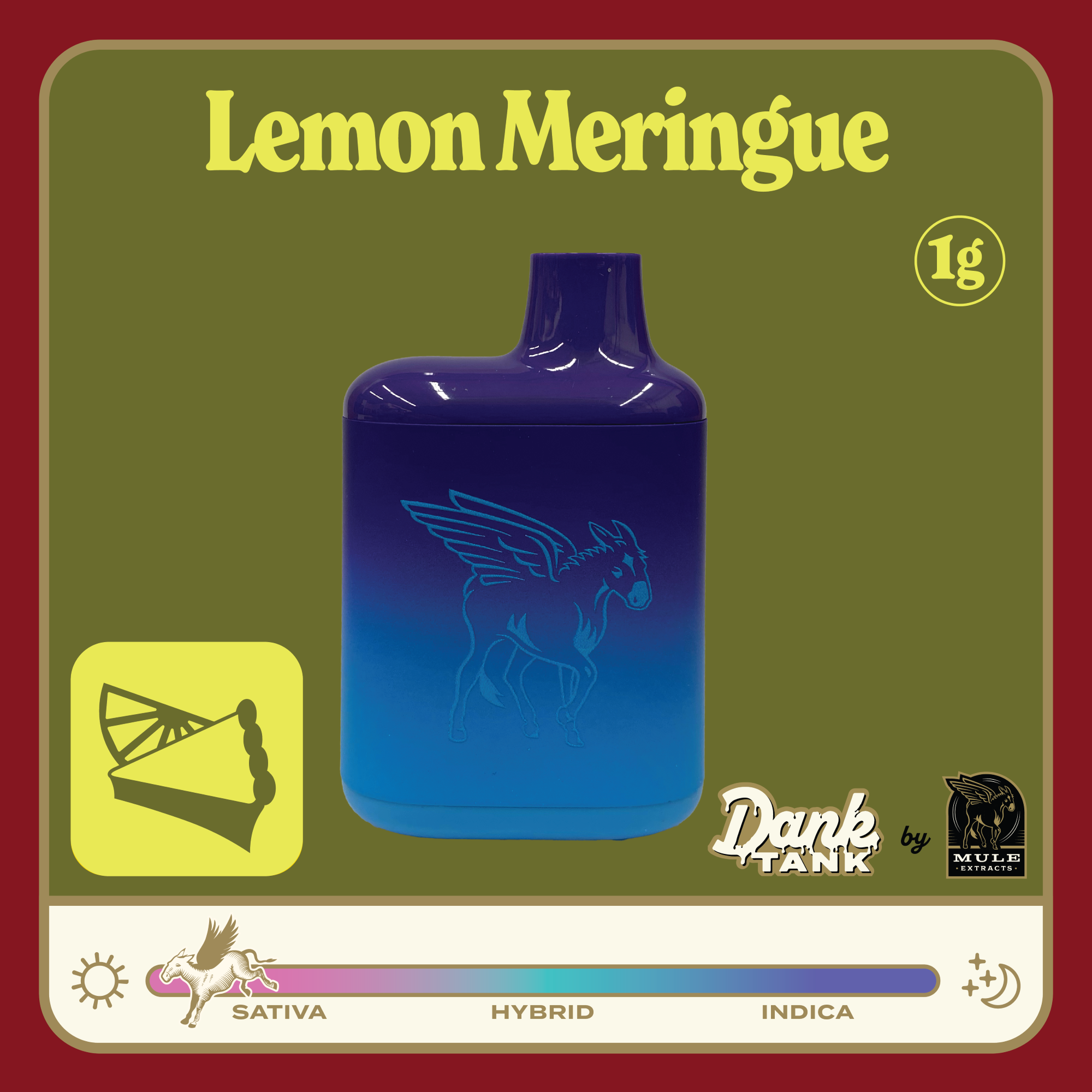 Lemon Meringue, Live Resin, Disposable, 1g - Portland Can