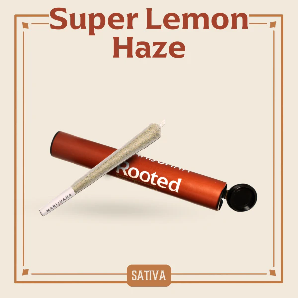 Elevate - ROOTED - SUPER LEMON HAZE 1 GRAM PRE-ROLL Main Image