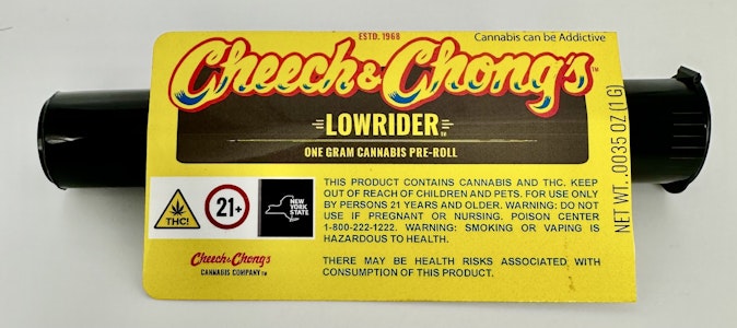 Cheech & Chong - LowRider 1g Preroll | Cheech & Chong | Pre-Roll