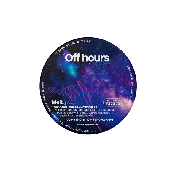 OFFHOURS | Blueberry Pie (Melt) Rope - 100mg Edible