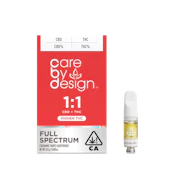 [Care By Design]  Cartridge - 1g - 1:1 (CBD:THC)