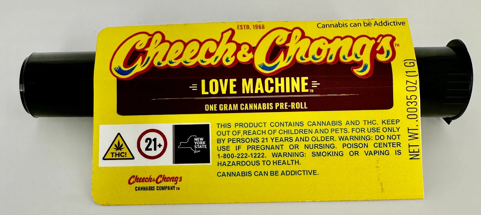 Cheech & Chong's - Cheech & Chong - Love Machine - 1g Preroll Main Image