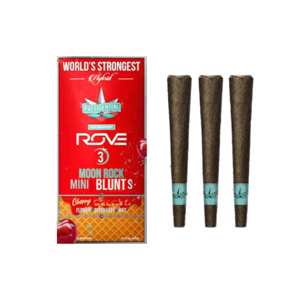 2.1g Cherry Gelato Infused Mini Blunt Pack (.7g - 3 Pack) - Presidential picture