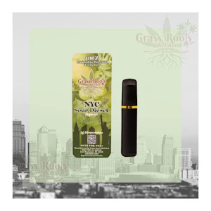 Grass Roots Wellness - Grass Roots Wellness - NYC Sour Diesel - 72.43% THC - 1.0g - AIO Vape Pen