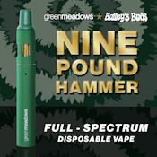 Nine Pound Hammer - 1g Disposable - Green Meadows