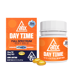 ABX - ABX | 10MG DAY TIME SOFT GEL 1:1 THC/THCV - 30PK | CAPSULE