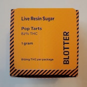 Blotter - Pop Tarts - Live Resin Sugar Concentrate - 1.0g - 82% THC - Wax
