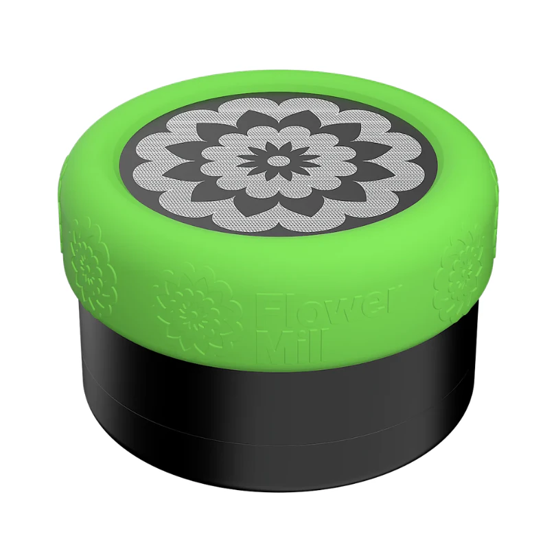 FLOWER MILL - Flower Mill - Silicone Mill Grip - 2.5" - Neon Green Main Image