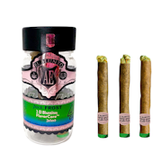 2.55g Sativa Jack Frost Rose Gold Hash Infused Mini Blunt Pack (.85g - 3 pack ) - El Blunto