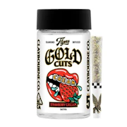 Claybourne Diamond Flyers Infused 5pk Preroll 2.5g Strawberry C.R.E.A.M.