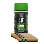 2.5g Blue Burst Infused 40's Mini Blunts (.5g - 5 pack) - STIIIZY