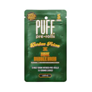 2.5g Durban Poison x Haze Bubble Hash Infused Pre-Roll Pack (.5g - 5 pack) - Puff