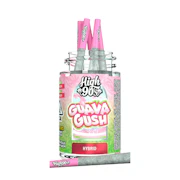 2.5g Guava Gush Bubble Hash Infused Pre-Roll Pack (.5g - 5 pack) - High 90's