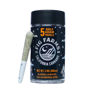 FIG FARMS - 2.5g Blue Face (Indoor) Pre-Roll Pack (.5g - 5 pack) - Fig Farms