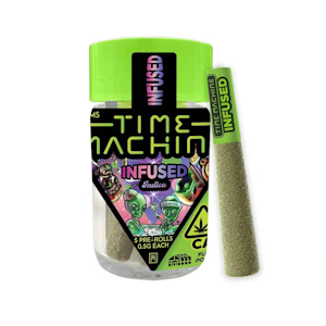 TIME MACHINE - 2.5g Lemon Cookie Infused Pre-Roll Pack (.5g - 5 Pack) - Time Machine