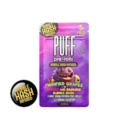 2.5g Modified Grapes x Apples & Bananas Bubble Hash Infused Pre-Roll Pack (.5g - 5 pack) - Puff