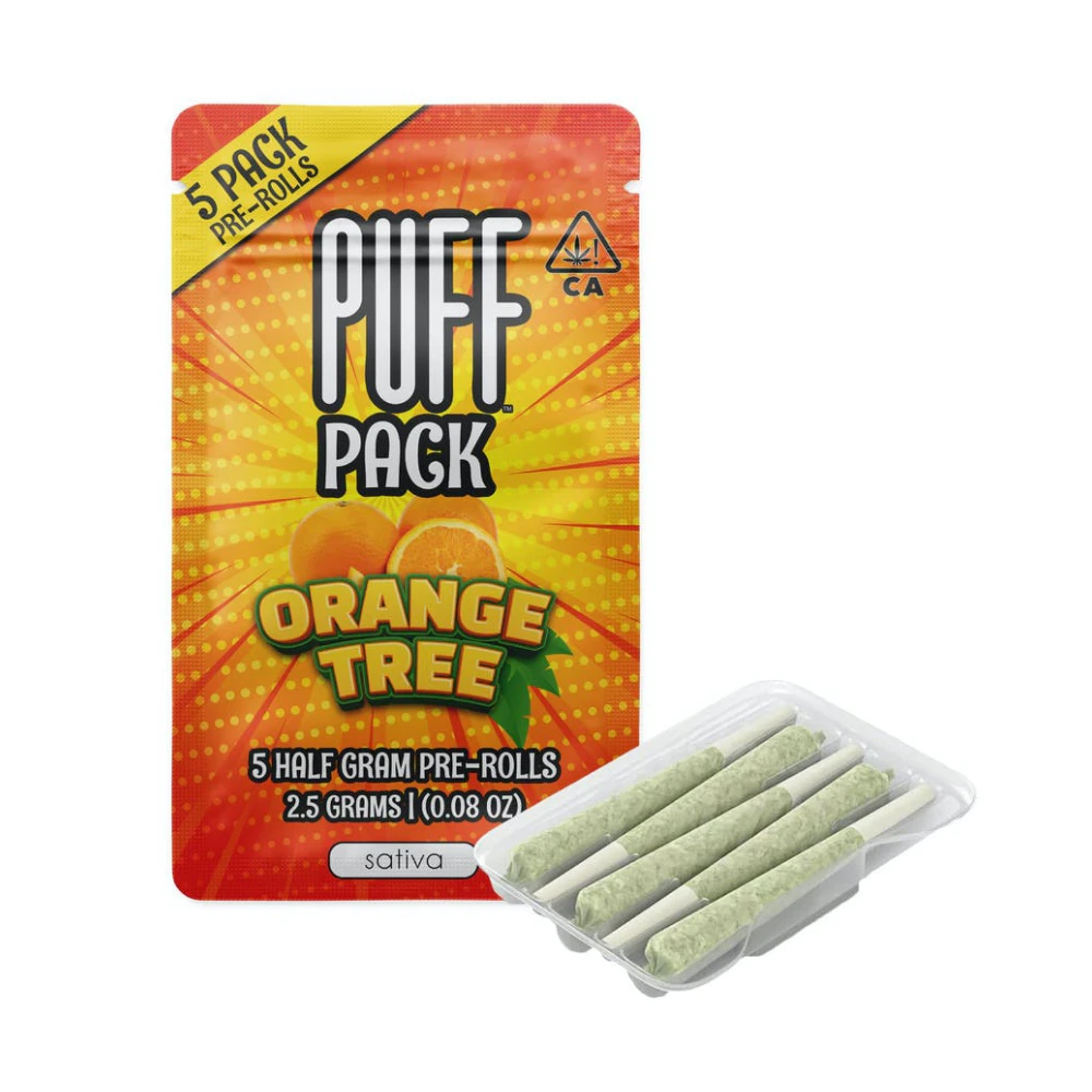 PUFF - 2.5g Orange Tree Pre-Roll Pack (.5g - 5 Pack) - Puff Main Image