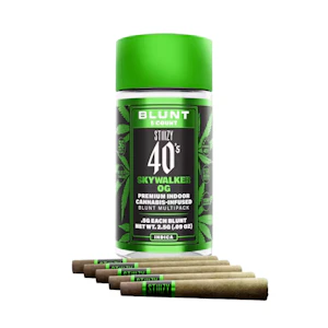 STIIIZY - Skywalker OG | Infused Indoor 40's Mini Blunts 5-Pack | 2.5g