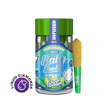 2.5g Sour Tsunami Liquid Diamonds Infused Pre-Roll Pack (.5g - 5 pack) - Baby Jeeter