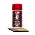 2.5g Strawberry Cough Infused 40's Mini Blunts (.5g - 5 pack) - STIIIZY