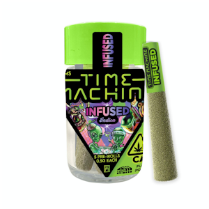Time Machine - 2.5g Strawberry Kush Infused Pre-Roll Pack (.5g - 5 Pack) - Time Machine